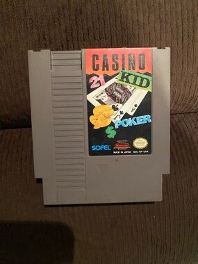 CASINO KID -- NES Nintendo Original Classic Authentic Poker Game